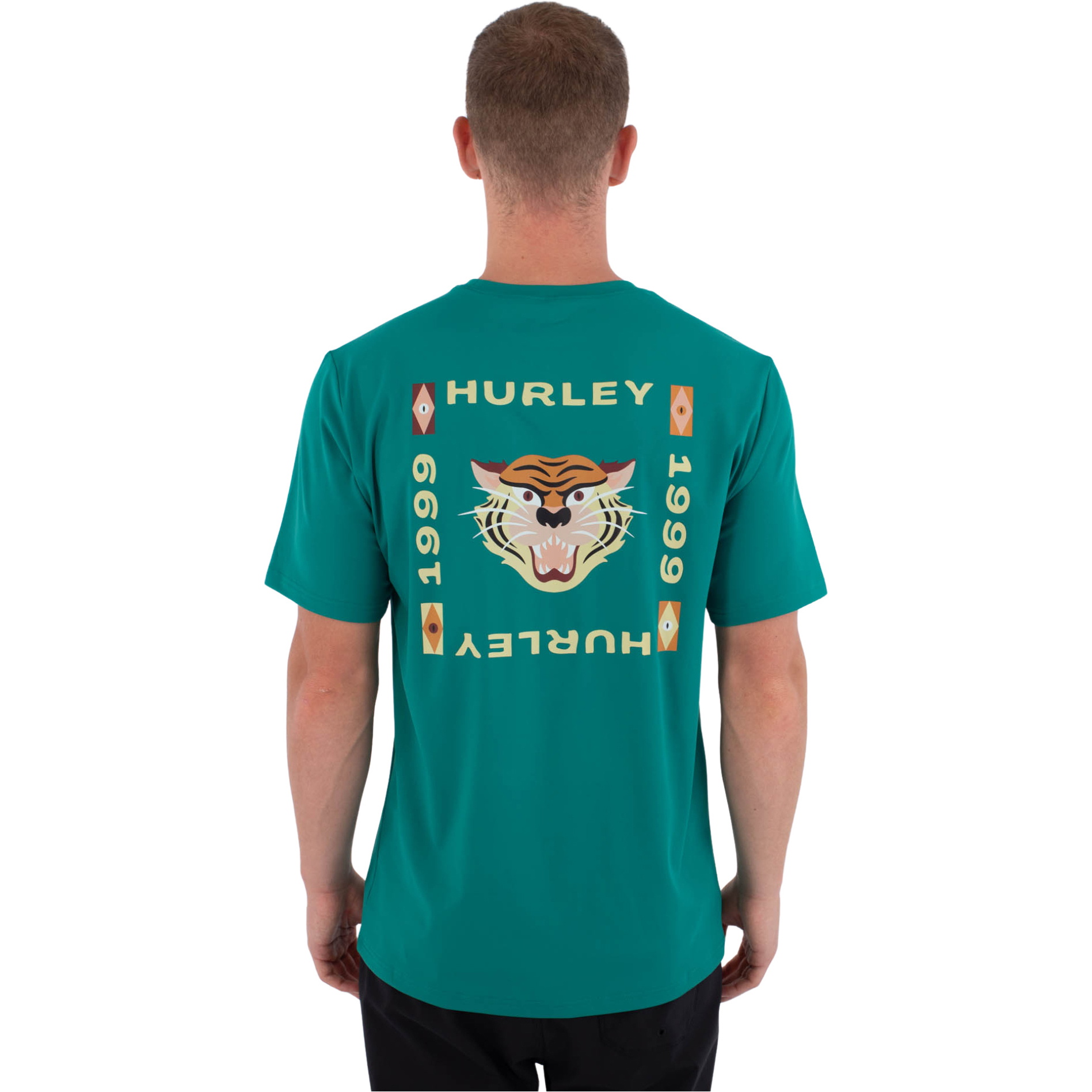 2026 Hurley Hombres Regular Bolud Short Sleeve Lycra Vest MLEU00005 - Riverdale